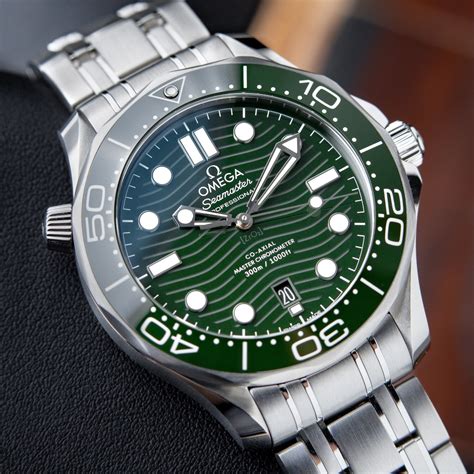 omega seamaster 300m green price|omega seamaster 300m pre owned.